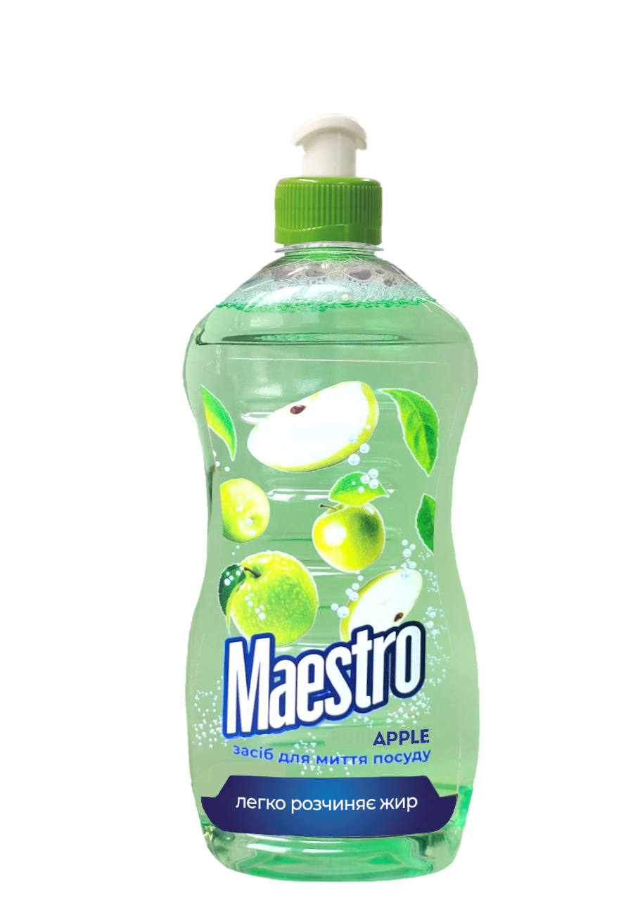 Рідким миючий засіб для посуду "APPLE" ТМ "MAESTRO"